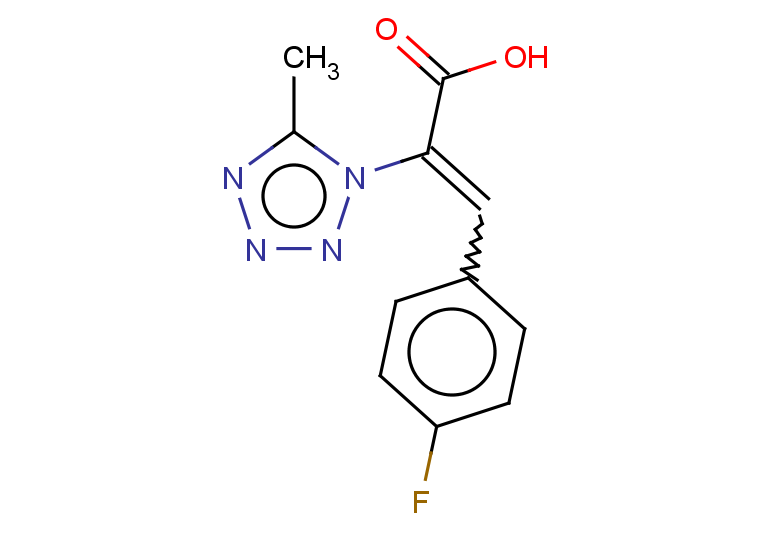 3-(4-fluorophenyl)-2-(5-methyl-1H-1,2,3,4-tetrazol-1-yl)prop-2-enoic acid
