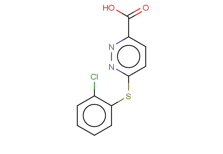 6-[(2-chlorophenyl)sulfanyl]pyridazine-3-carboxylic acid