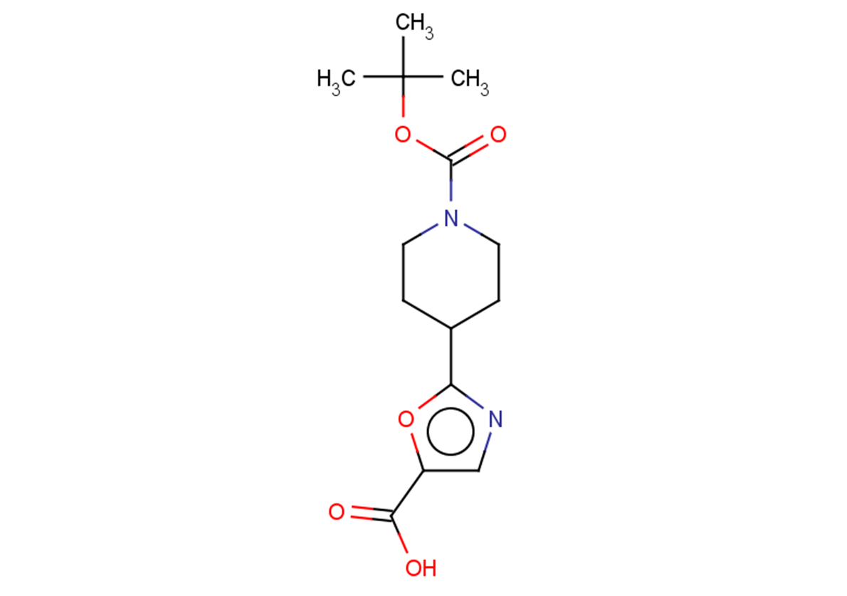 2-(1-(tert-butoxycarbonyl)piperidin-4-yl)oxazole-5-carboxylic acid
