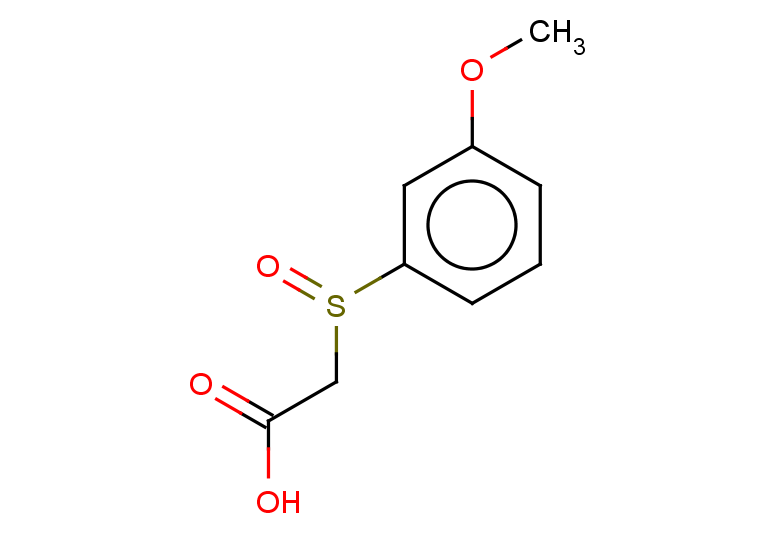 2-(3-methoxybenzenesulfinyl)acetic acid