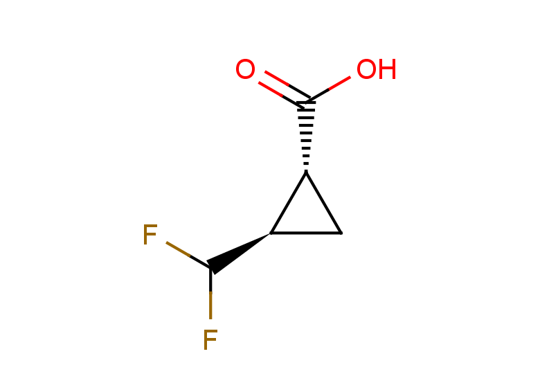 rac-(1R,2R)-2-(difluoromethyl)cyclopropane-1-carboxylic acid, trans