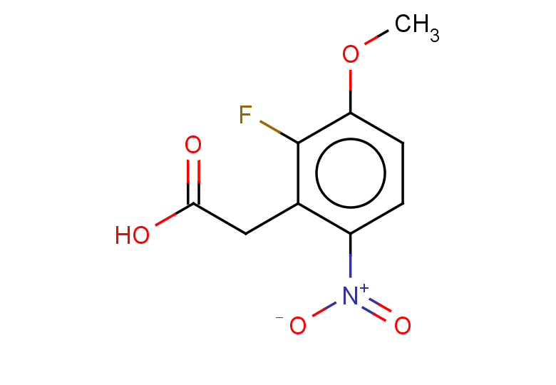 2-(2-fluoro-3-methoxy-6-nitrophenyl)acetic acid