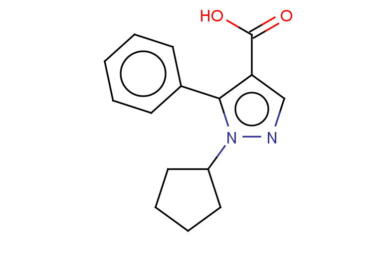 1-cyclopentyl-5-phenyl-1H-pyrazole-4-carboxylic acid