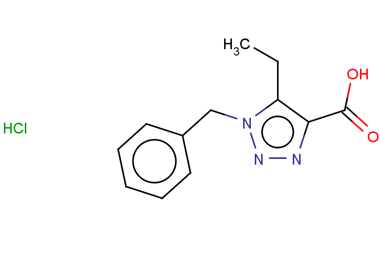 1-benzyl-5-ethyl-1H-1,2,3-triazole-4-carboxylic acid hydrochloride