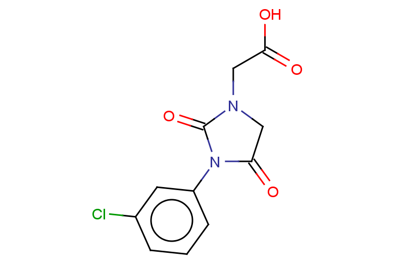 2-[3-(3-chlorophenyl)-2,4-dioxoimidazolidin-1-yl]acetic acid