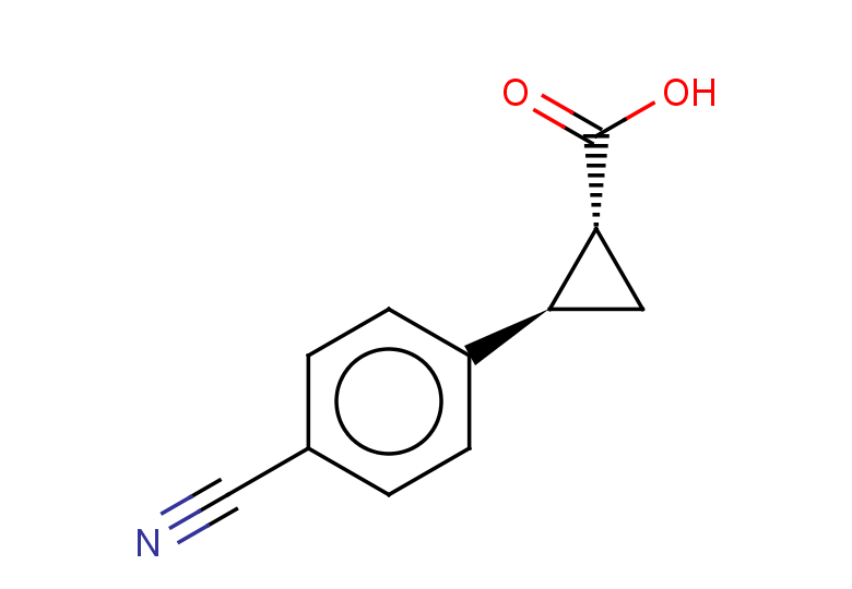 rac-(1R,2R)-2-(4-cyanophenyl)cyclopropane-1-carboxylic acid, trans