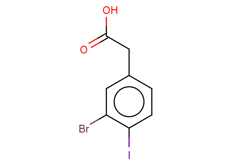 2-(3-bromo-4-iodophenyl)acetic acid
