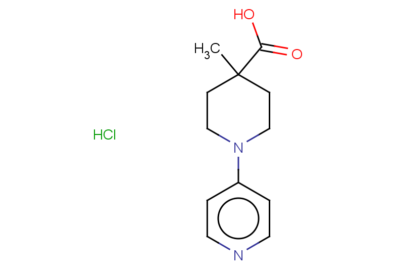 4-methyl-1-(pyridin-4-yl)piperidine-4-carboxylic acid hydrochloride