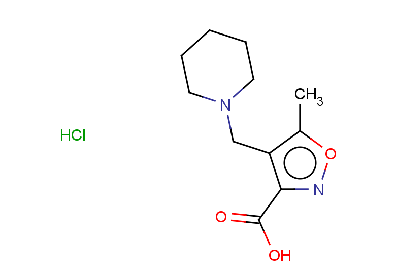 5-methyl-4-[(piperidin-1-yl)methyl]-1,2-oxazole-3-carboxylic acid hydrochloride
