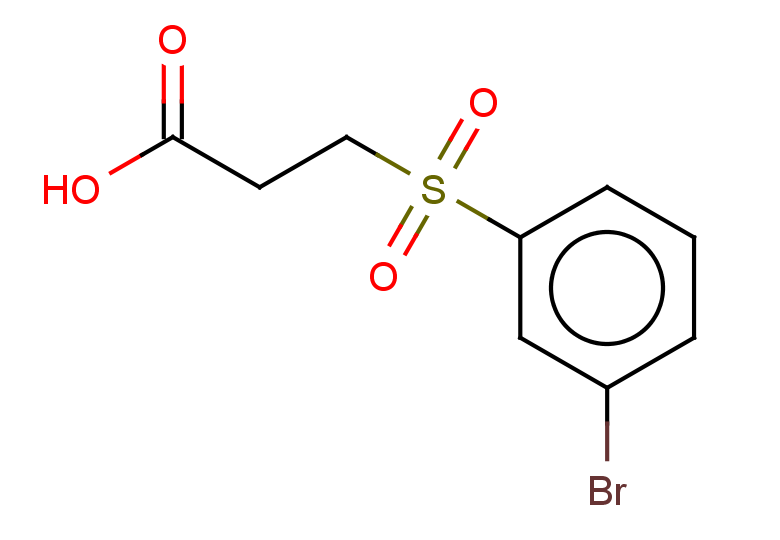 3-(3-bromobenzenesulfonyl)propanoic acid