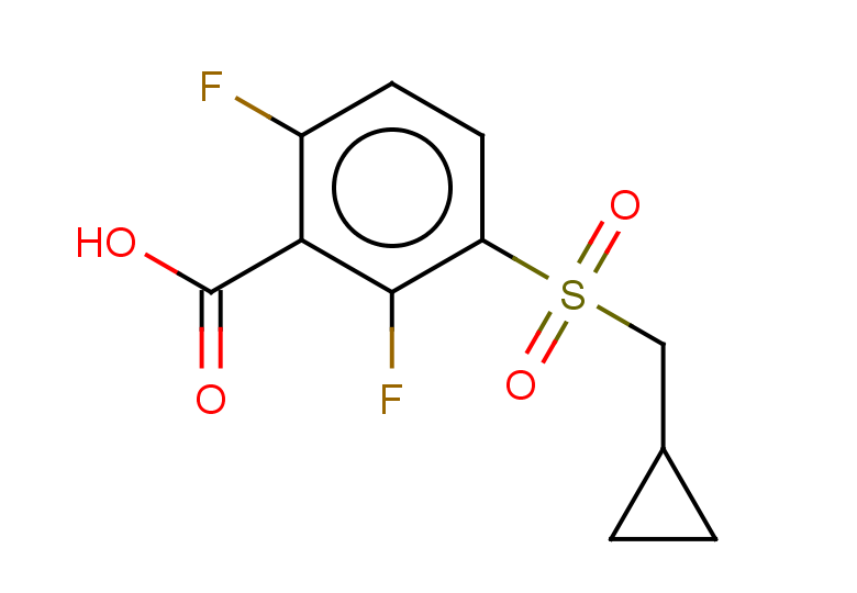 3-cyclopropylmethanesulfonyl-2,6-difluorobenzoic acid