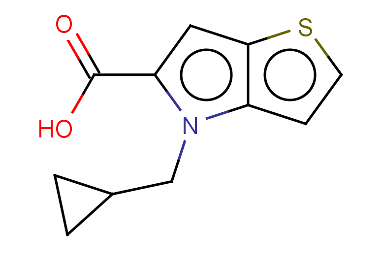 4-(CYCLOPROPYLMETHYL)-4H-THIENO[3,2-B]PYRROLE-5-CARBOXYLIC ACID