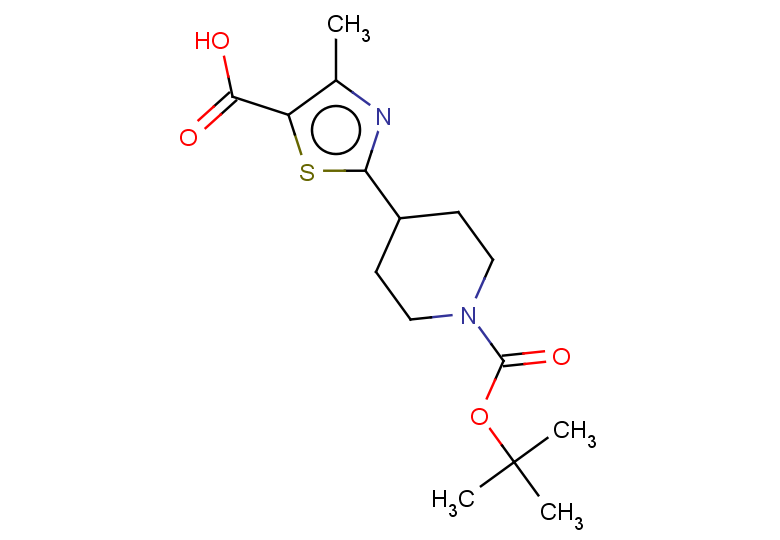 2-{1-[(tert-butoxy)carbonyl]piperidin-4-yl}-4-methyl-1,3-thiazole-5-carboxylic acid