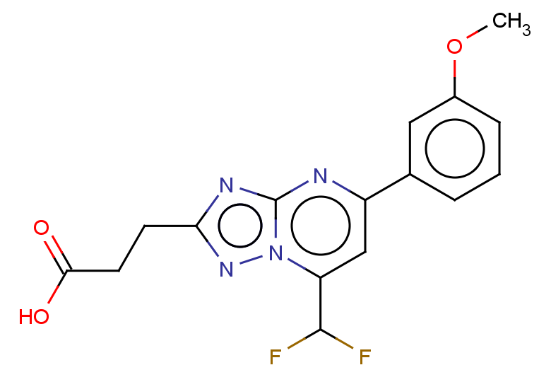 3-[7-(difluoromethyl)-5-(3-methoxyphenyl)-[1,2,4]triazolo[1,5-a]pyrimidin-2-yl]propanoic acid