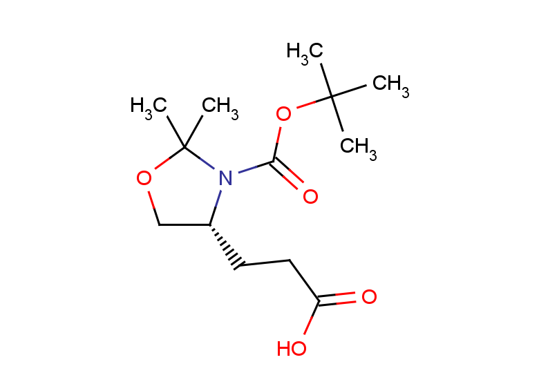 3-[(4R)-3-[(tert-butoxy)carbonyl]-2,2-dimethyl-1,3-oxazolidin-4-yl]propanoic acid