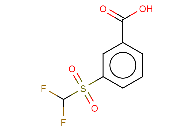 3-difluoromethanesulfonylbenzoic acid