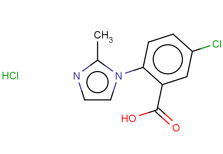 5-chloro-2-(2-methyl-1H-imidazol-1-yl)benzoic acid hydrochloride