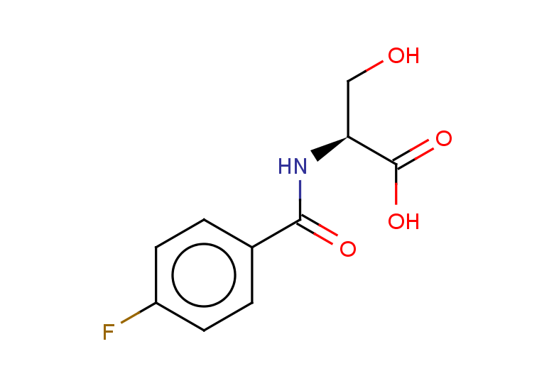 (2S)-2-[(4-fluorophenyl)formamido]-3-hydroxypropanoic acid