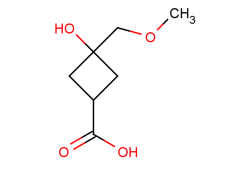 3-hydroxy-3-(methoxymethyl)cyclobutane-1-carboxylic acid, Mixture of diastereomers