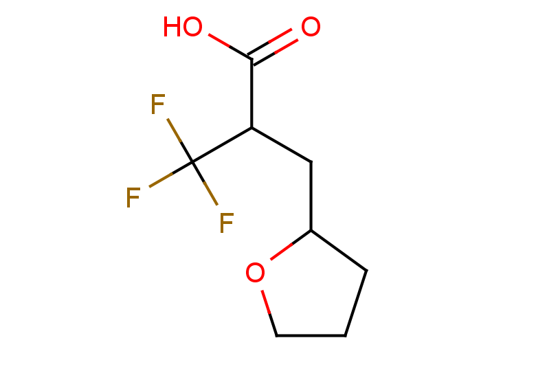 3,3,3-trifluoro-2-[(oxolan-2-yl)methyl]propanoic acid
