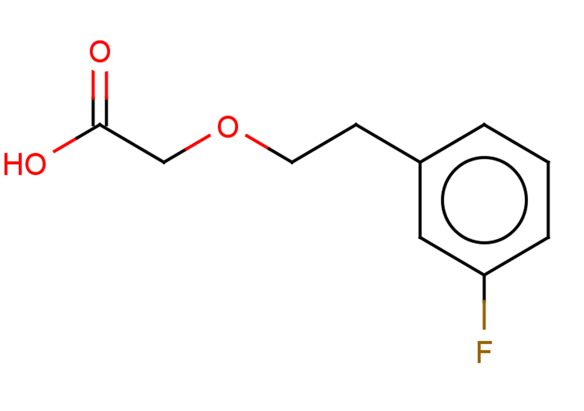 2-[2-(3-fluorophenyl)ethoxy]acetic acid