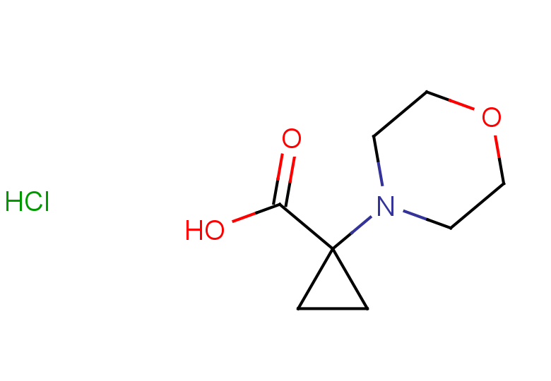 1-(morpholin-4-yl)cyclopropane-1-carboxylic acid hydrochloride
