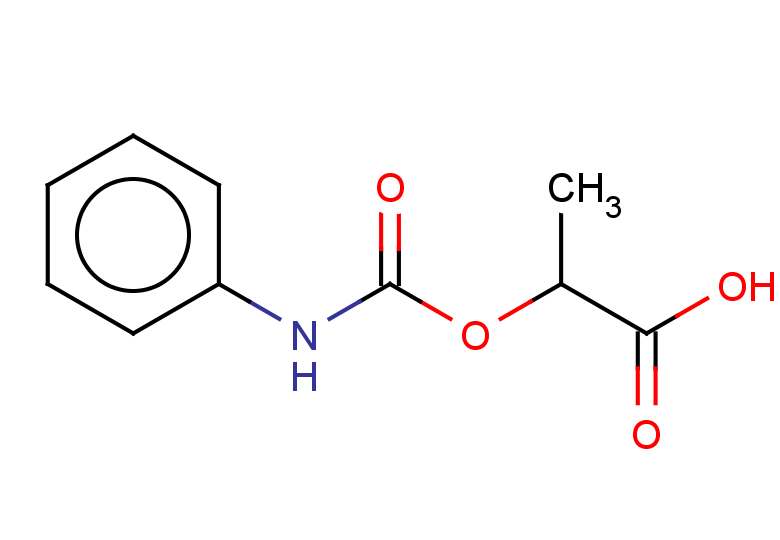 2-[(phenylcarbamoyl)oxy]propanoic acid