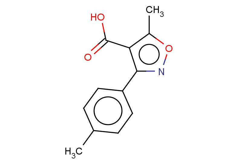 5-methyl-3-(4-methylphenyl)-1,2-oxazole-4-carboxylic acid