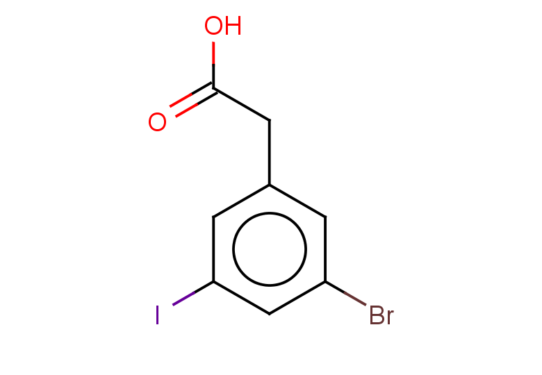 2-(3-bromo-5-iodophenyl)acetic acid