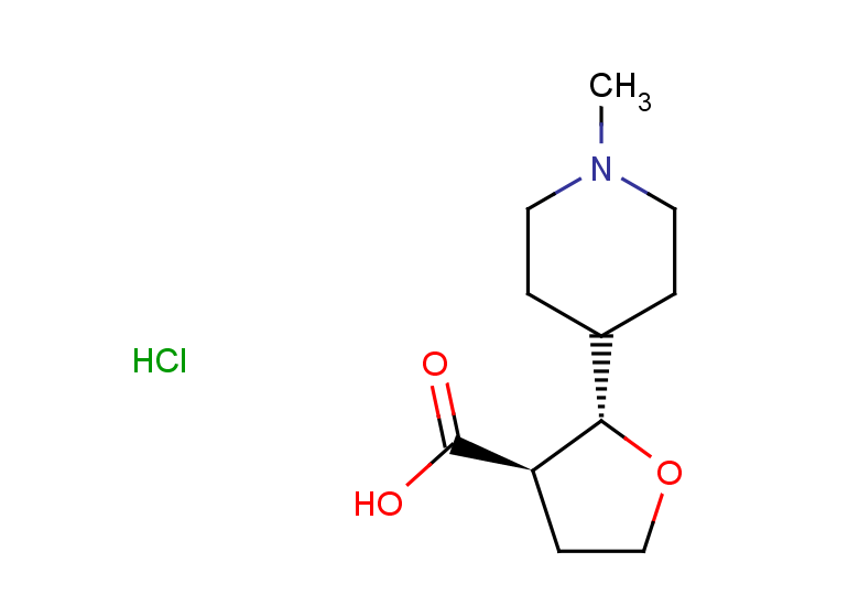 rac-(2R,3S)-2-(1-methylpiperidin-4-yl)oxolane-3-carboxylic acid hydrochloride