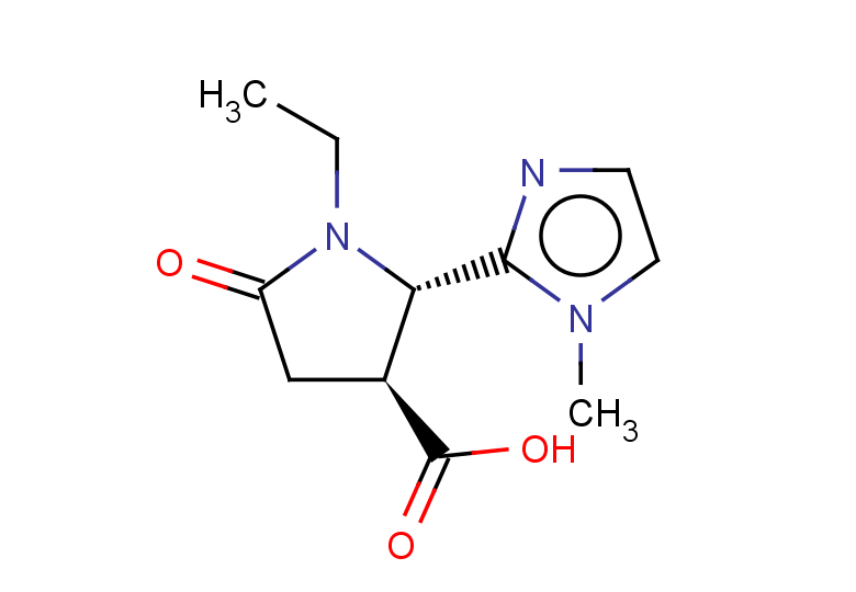 rac-(2R,3R)-1-ethyl-2-(1-methyl-1H-imidazol-2-yl)-5-oxopyrrolidine-3-carboxylic acid, trans