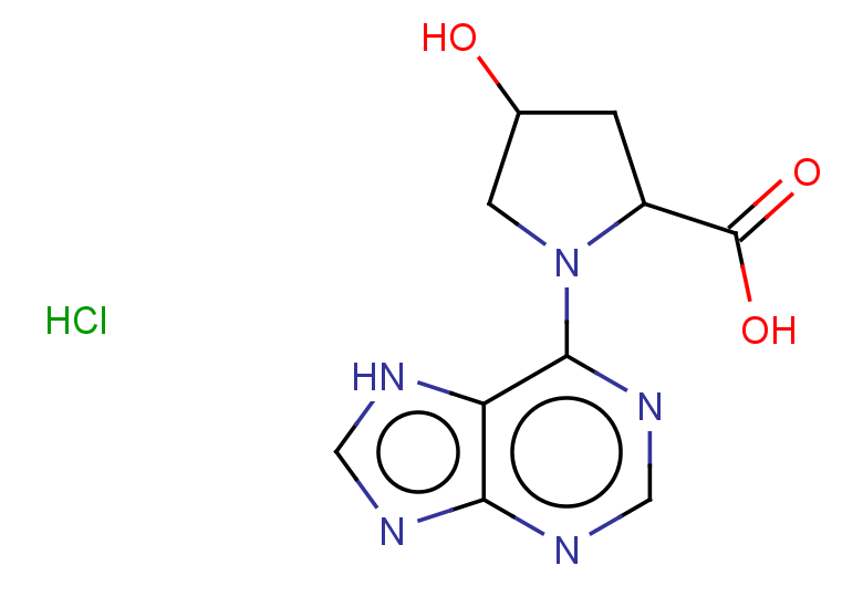 4-hydroxy-1-(7H-purin-6-yl)pyrrolidine-2-carboxylic acid hydrochloride