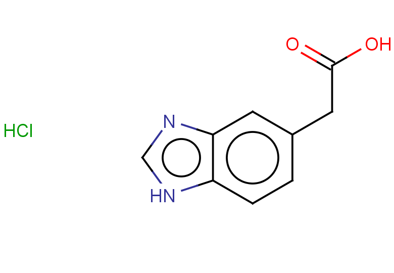 2-(1H-1,3-benzodiazol-5-yl)acetic acid hydrochloride