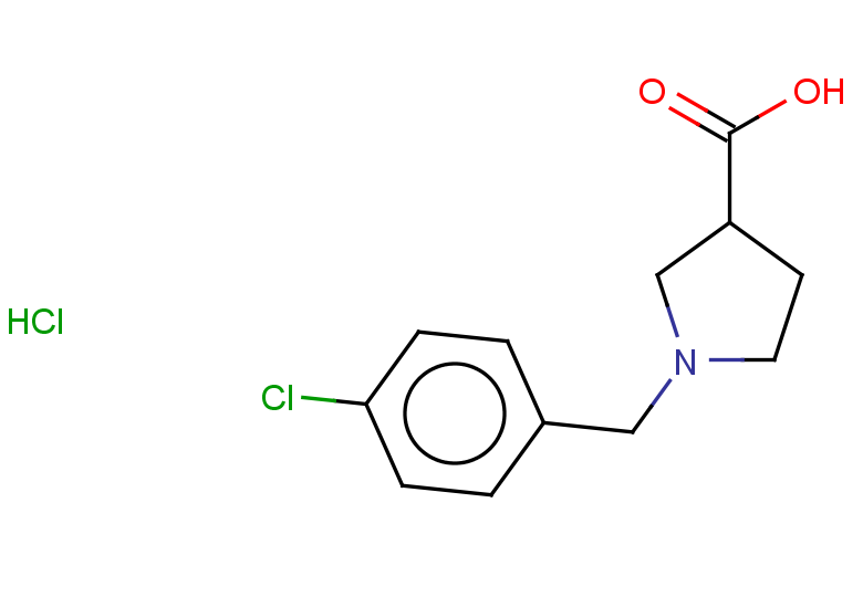 1-[(4-chlorophenyl)methyl]pyrrolidine-3-carboxylic acid hydrochloride