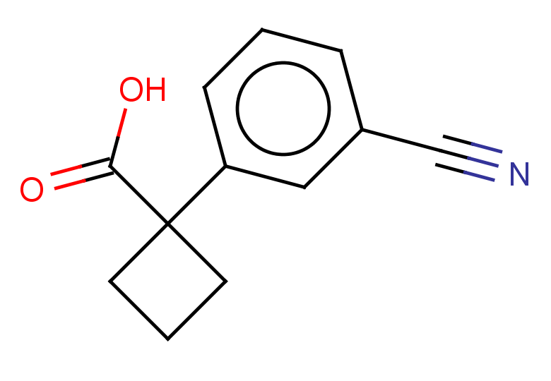 1-(3-cyanophenyl)cyclobutane-1-carboxylic acid