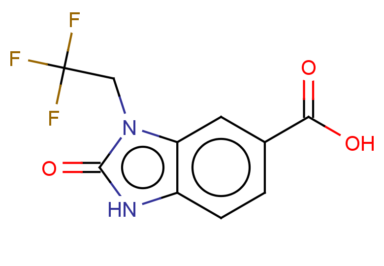 2-oxo-3-(2,2,2-trifluoroethyl)-2,3-dihydro-1H-1,3-benzodiazole-5-carboxylic acid