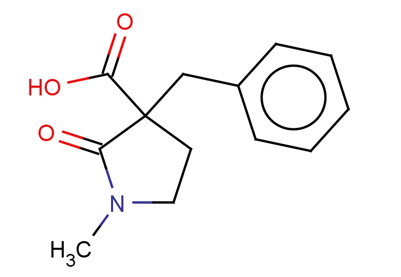 3-benzyl-1-methyl-2-oxopyrrolidine-3-carboxylic acid
