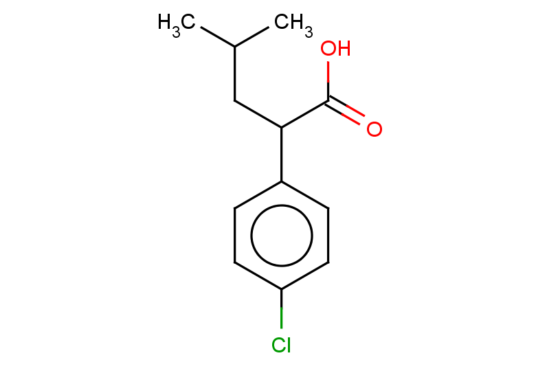 2-(4-chlorophenyl)-4-methylpentanoic acid
