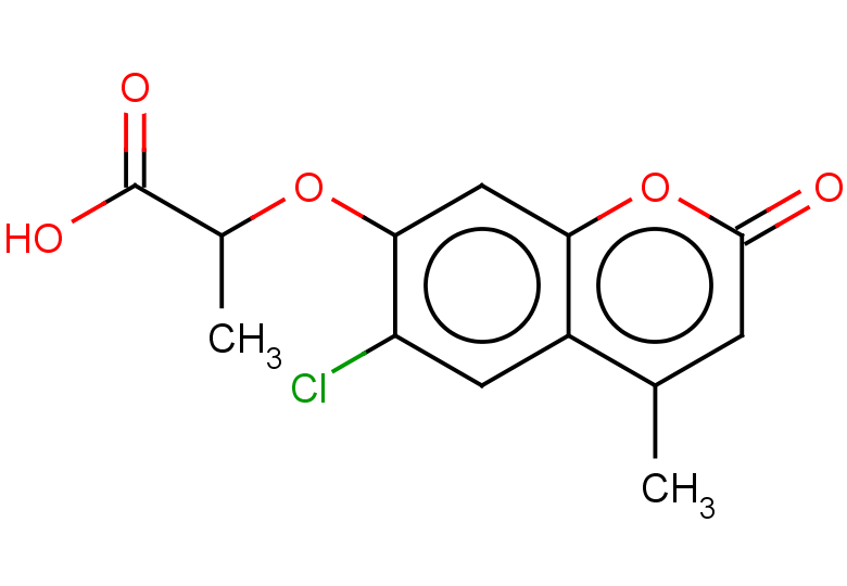 2-[(6-chloro-4-methyl-2-oxo-2H-chromen-7-yl)oxy]propanoic acid