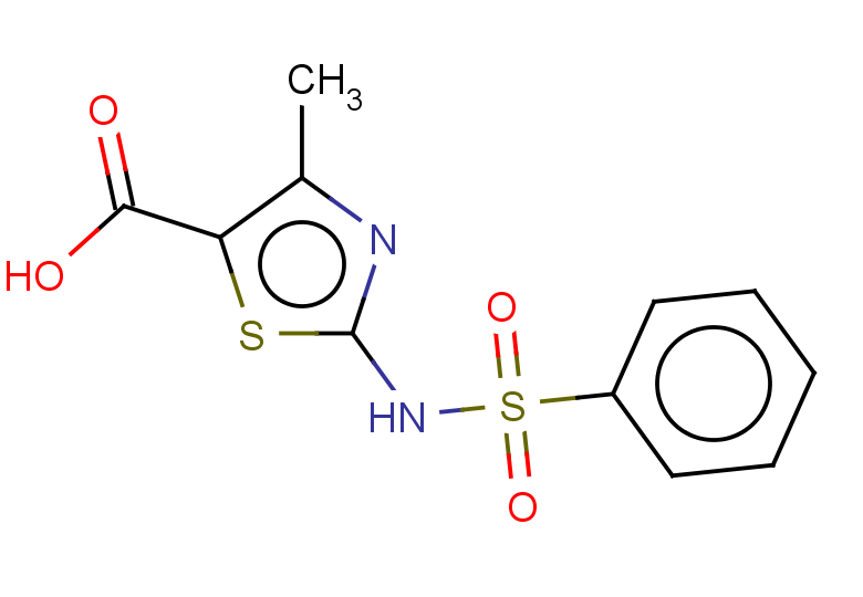 2-benzenesulfonamido-4-methyl-1,3-thiazole-5-carboxylic acid