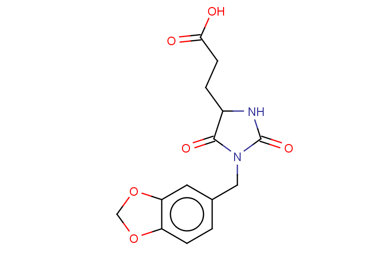 3-{1-[(1,3-dioxaindan-5-yl)methyl]-2,5-dioxoimidazolidin-4-yl}propanoic acid