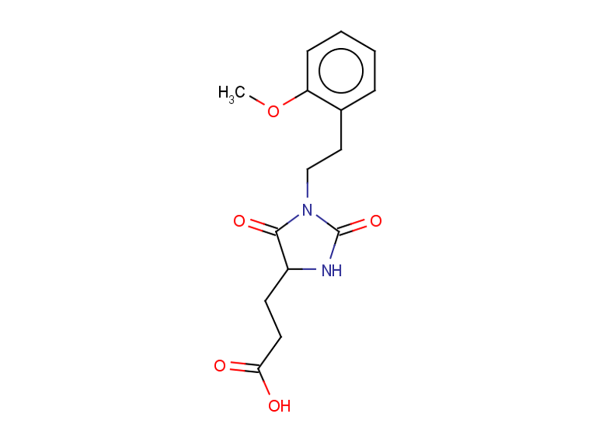 3-{1-[2-(2-methoxyphenyl)ethyl]-2,5-dioxoimidazolidin-4-yl}propanoic acid