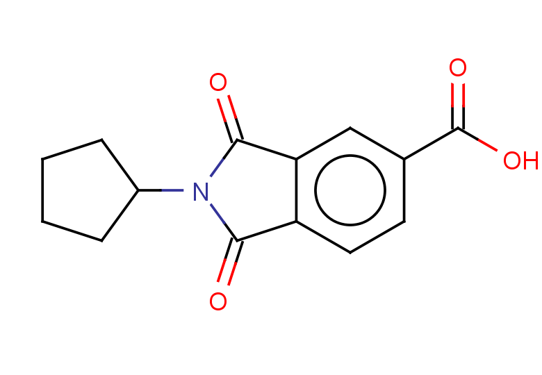 2-cyclopentyl-1,3-dioxo-2,3-dihydro-1H-isoindole-5-carboxylic acid