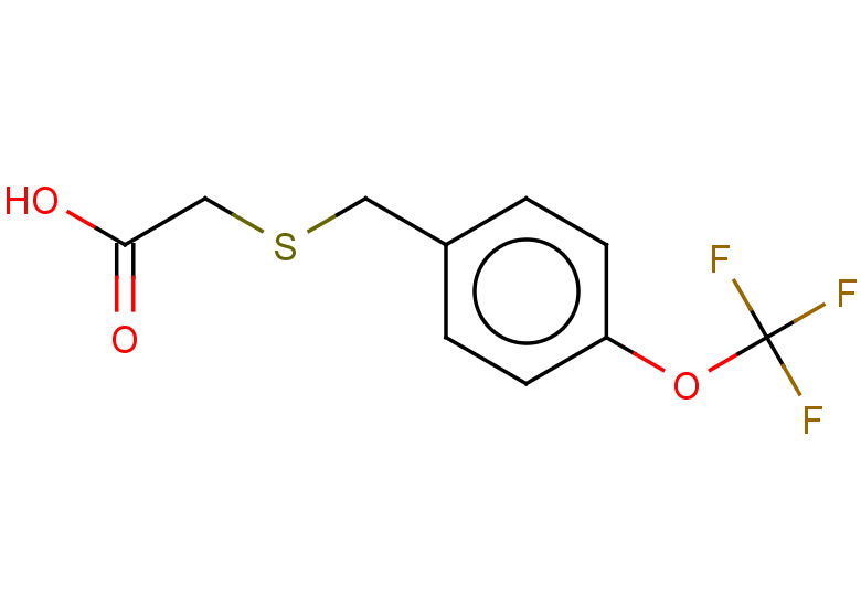 2-({[4-(trifluoromethoxy)phenyl]methyl}sulfanyl)acetic acid