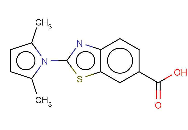 2-(2,5-dimethyl-1H-pyrrol-1-yl)-1,3-benzothiazole-6-carboxylic acid