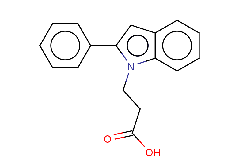 3-(2-phenyl-1H-indol-1-yl)propanoic acid