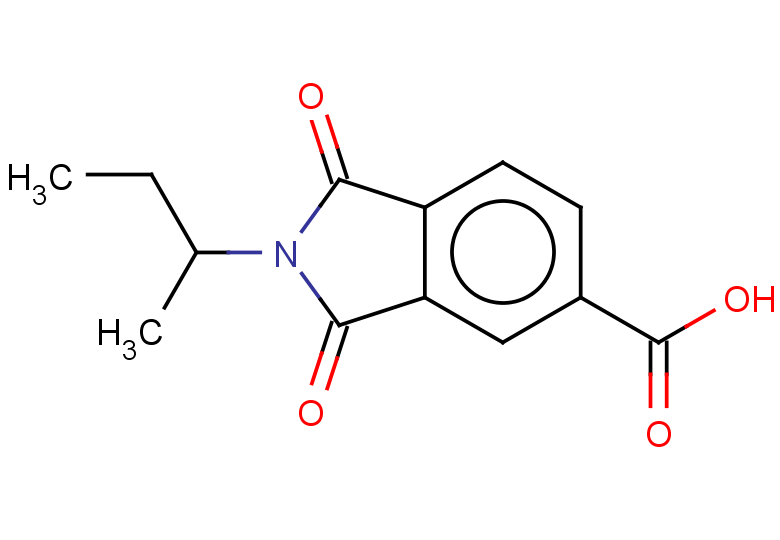 2-(butan-2-yl)-1,3-dioxo-2,3-dihydro-1H-isoindole-5-carboxylic acid