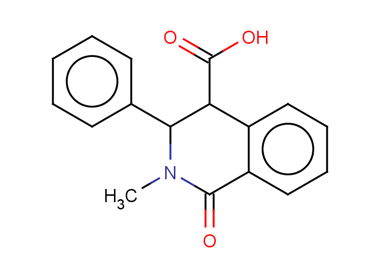 2-methyl-1-oxo-3-phenyl-1,2,3,4-tetrahydroisoquinoline-4-carboxylic acid