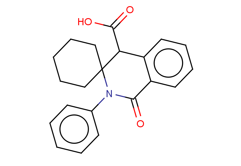 1'-oxo-2'-phenyl-2',4'-dihydro-1'H-spiro[cyclohexane-1,3'-isoquinoline]-4'-carboxylic acid