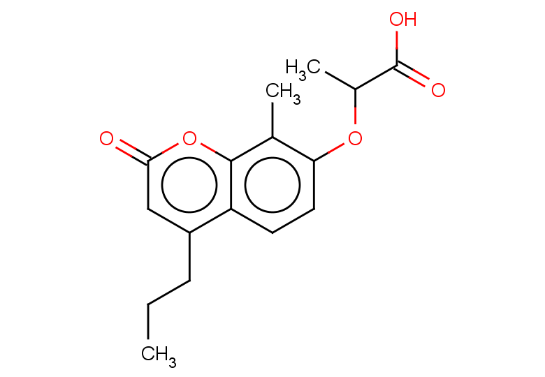 2-[(8-methyl-2-oxo-4-propyl-2H-chromen-7-yl)oxy]propanoic acid